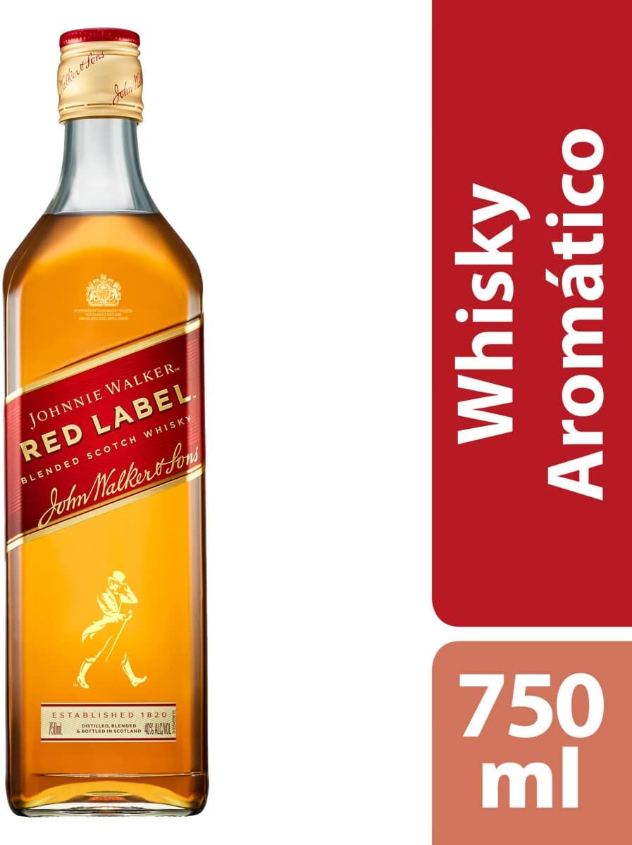 Whisky Johnnie Walker Red Label 750ml - Imagem 2