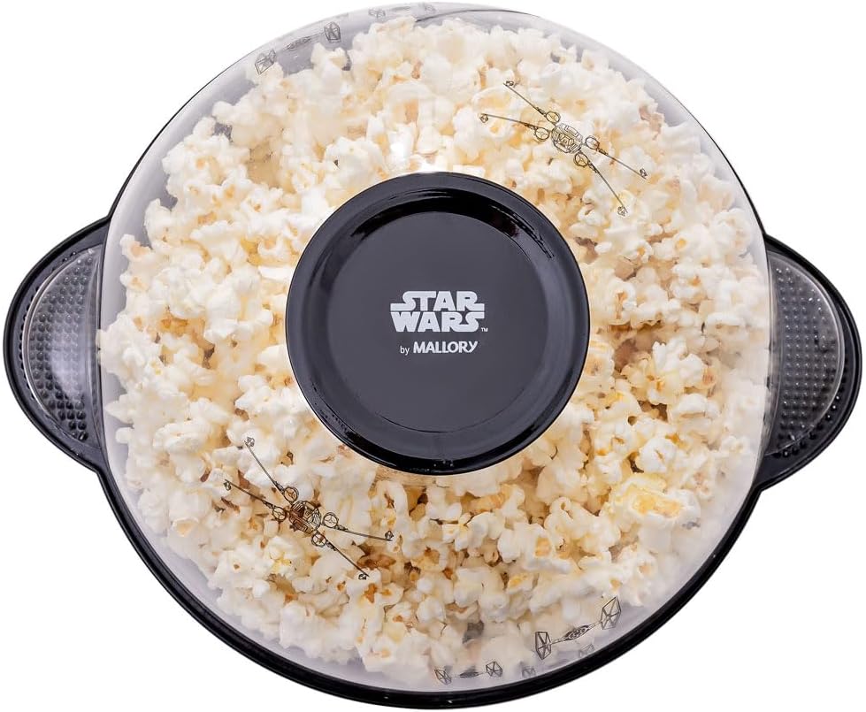 Pipoqueira Bowl Star Wars Mallory – Pipoca Doce ou Salgada, Tampa Bowl, Botão Liga/Desliga, Pés Antiderrapantes, Produto Licenciado Disney - 127V - Imagem 4