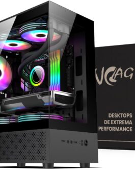 Pc Gamer Computador Completo NoLag Amd Ryzen 5, Radeon™ Graphics Vega, 32GB Ram, SSD 1TB NVMe, Gabinete RGB