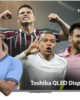 Smart TV QLED 55″ 4K Toshiba 55C450NS Google TV 3 HDMI 2 USB Wi-Fi – TB035M