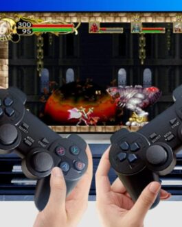 Video Game Stick HDMI Retrô com 2 Controles Sem Fio – Console Portátil com Jogos Clássicos e Modernos