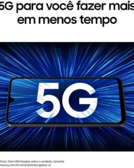 Celular Samsung Galaxy A17 5G, 128GB, 4GB, 50MP Tela 6.7″ – Preto