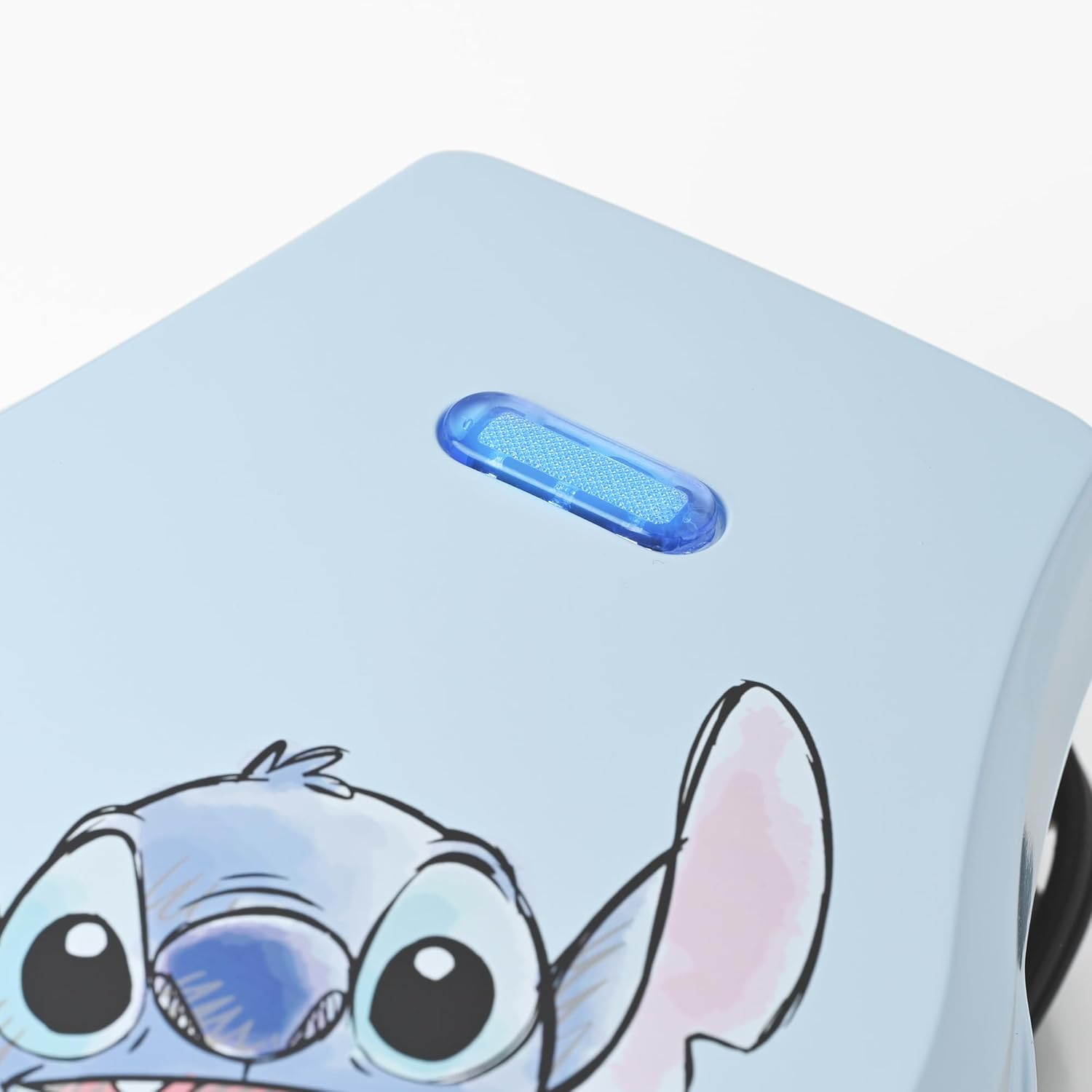 Select Brands Disney Lilo & Stitch Mini waflera de 4 polegadas, bonito aparelho para waffles individuais, possui placas antiaderentes de cerâmica e pés antiderrapantes, para fazer waffles de - Imagem 4
