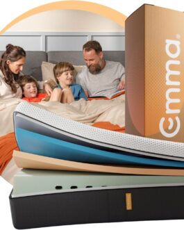 Colchão Queen Emma Original – 10 anos de garantia, qualidade premiada ao redor do mundo – (158x198cm).