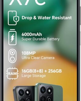 SMARTPHONE HONOR X7C ALT LX2 LTE DS 8/256GB 6.7 PRETO