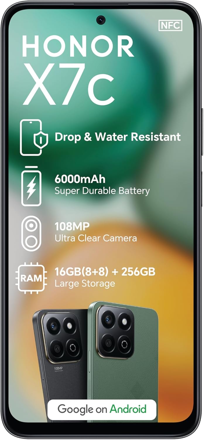 SMARTPHONE HONOR X7C ALT LX2 LTE DS 8/256GB 6.7 PRETO