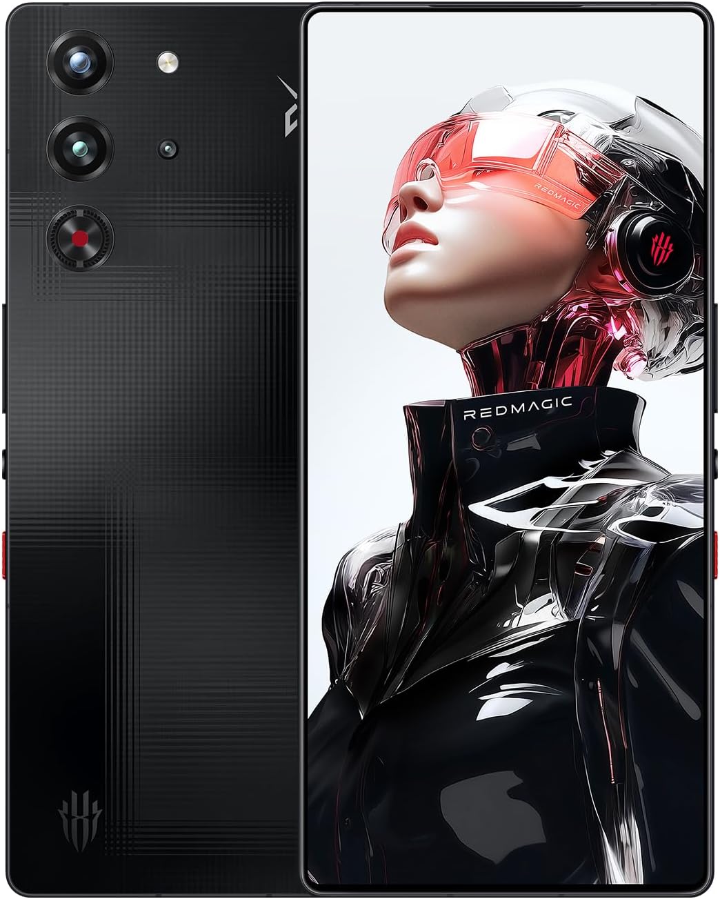 REDMAGIC 10S Pro Smartphone, Celular para Jogos 144Hz, Android 5G, 12GB RAM + 256GB ROM, Snapdragon 8 Elite Leading Version, Tela AMOLED 1.5K de 6.85″, Câmera de 50MP, Celular Desbloqueado Nightfall