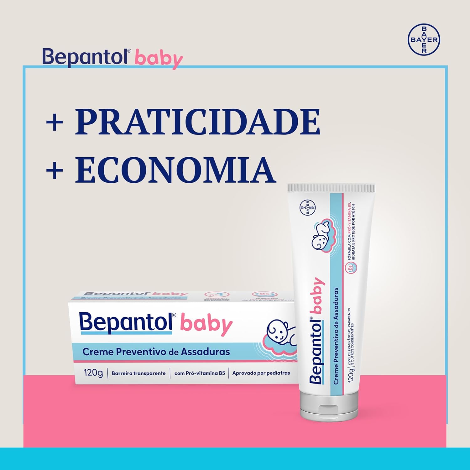 Bepantol Baby Pomada Assadura Bebe Hipoalergênica 120g - Imagem 6