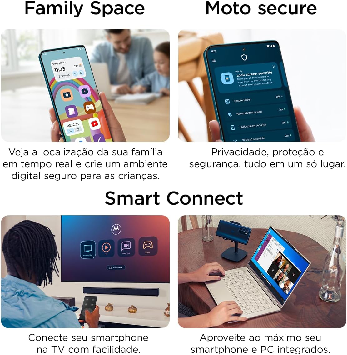Smartphone Motorola Edge 50 Fusion 5G - 256GB 16GB (8GB RAM+8GB Ram Boost) 50MP Sony AI Camera IP68 NFC Blue Teal - Vegan Leather - Imagem 10