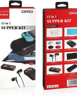 Kit 13 Em 1 Com Acessórios Diversos e Estojo De Transporte Para Nintendo Switch OIVO IV-SWT01