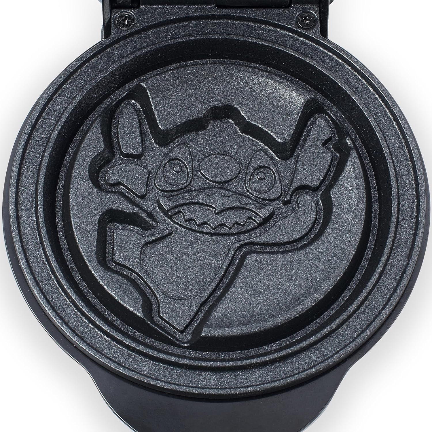 Select Brands Disney Lilo & Stitch Mini waflera de 4 polegadas, bonito aparelho para waffles individuais, possui placas antiaderentes de cerâmica e pés antiderrapantes, para fazer waffles de - Imagem 3
