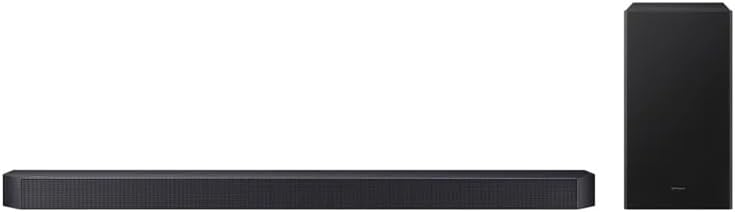 Soundbar Samsung HW-Q600F, com 3.1.2 canais, Bluetooth, Subwoofer sem fio, Dolby Atmos e Q-Symphony Soundbar Samsung HW-Q600F, com 3.1.2 canais, Bluetooth, Subwoofer sem fio, Dolby Atmos e Q-Symphony