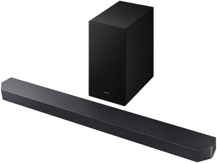 Soundbar Samsung HW-Q600F, com 3.1.2 canais, Bluetooth, Subwoofer sem fio, Dolby Atmos e Q-Symphony - Imagem 2