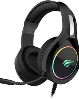 Havit HV-H2232d – Fone de Ouvido, Gamer, Iluminação RGB, com Microfone, Falante de 50mm, Conector 3.5mm