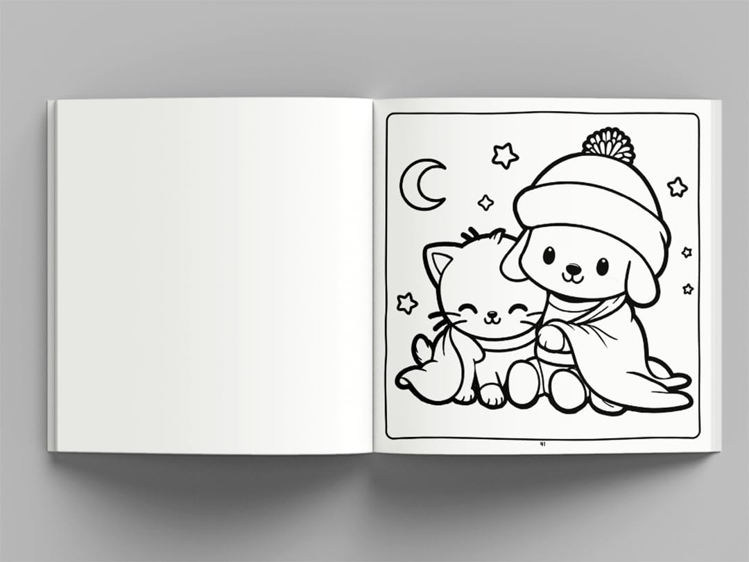 Coleção Cute & Comfy Colorir Fofo - Kit com 2 Livros de Colorir Adulto - Imagem 3