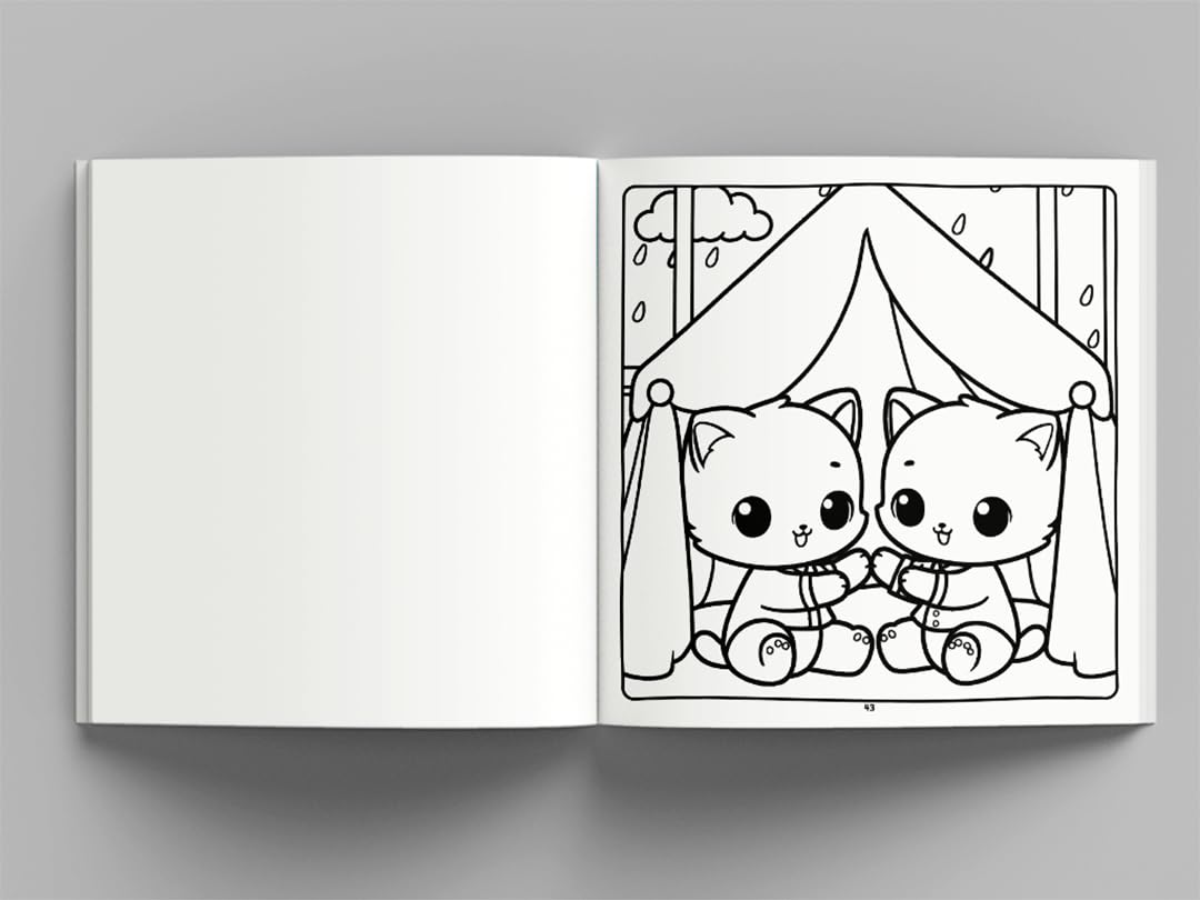 Coleção Cute & Comfy Colorir Fofo - Kit com 2 Livros de Colorir Adulto - Imagem 5