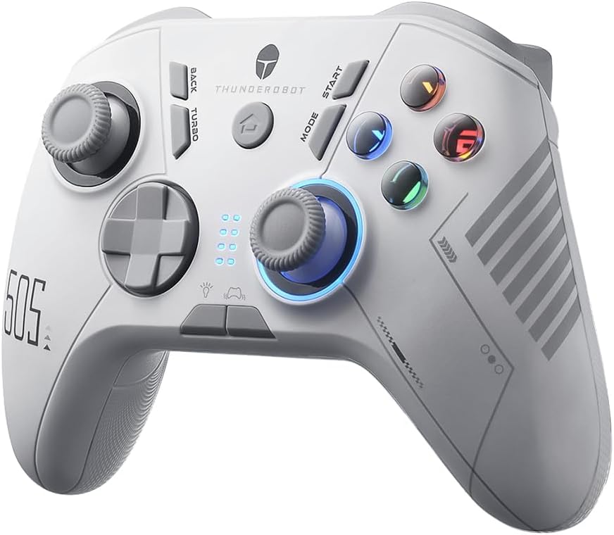 Thunderobot G50S 1000HZ Wireless PC Controller for Windows PC,Switch,IOS&Android (G50S Branco) Thunderobot G50S 1000HZ Wireless PC Controller for Windows PC,Switch,IOS&Android (G50S Branco)