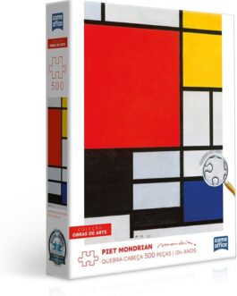 Toyster – Quebra-cabeça: Piet Mondrian – 500 peças – Game Office