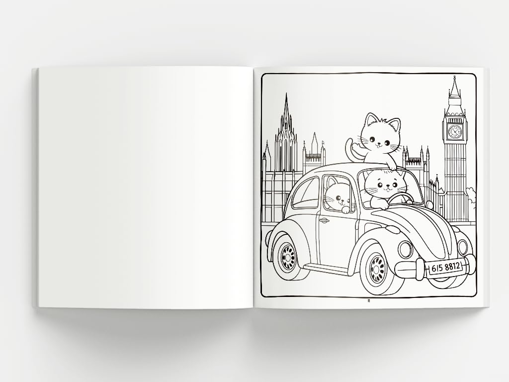 Cute & Comfy Coloring Book for Adults - Bold Easy - Livro de Colorir Adulto - Imagem 4
