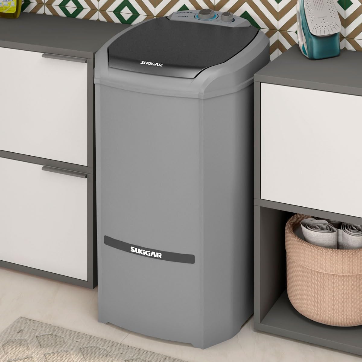 SUGGAR LAVADORA DE ROUPAS LAVAMAX ECO 20KG 110V PRATA LE2001PR - Imagem 2