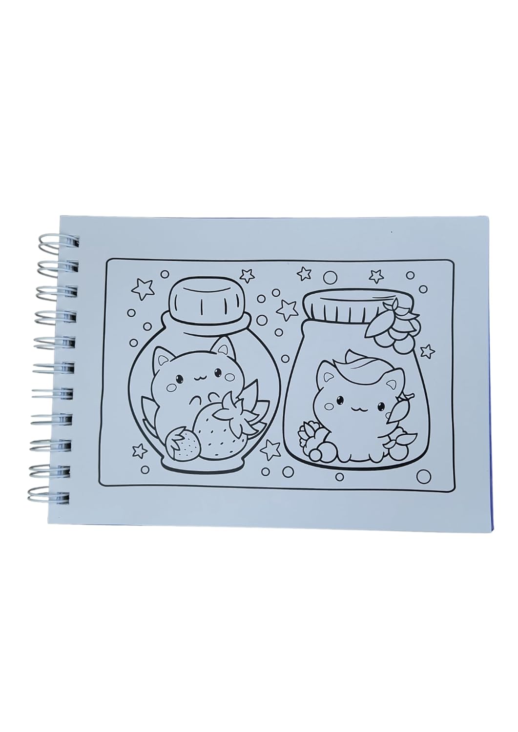 Cute & Comfy Super Extra - Livro de Colorir Adulto - Capa Dura Holográfica - Imagem 3