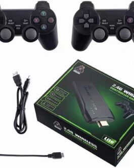 Console de Classic Retro Video game stick Sem Fio 4K HD 64G 10000 Jogos Família Playstation
