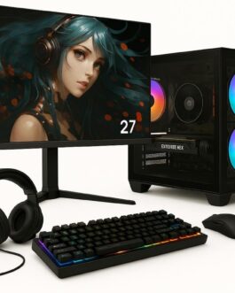 PC Gamer Completo Skill Intel Core i5 10400F, 16GB, Geforce RTX 3060 12GB, SSD 512GB M.2, 600W 80 Plus + Monitor 27” 100Hz – SK27013