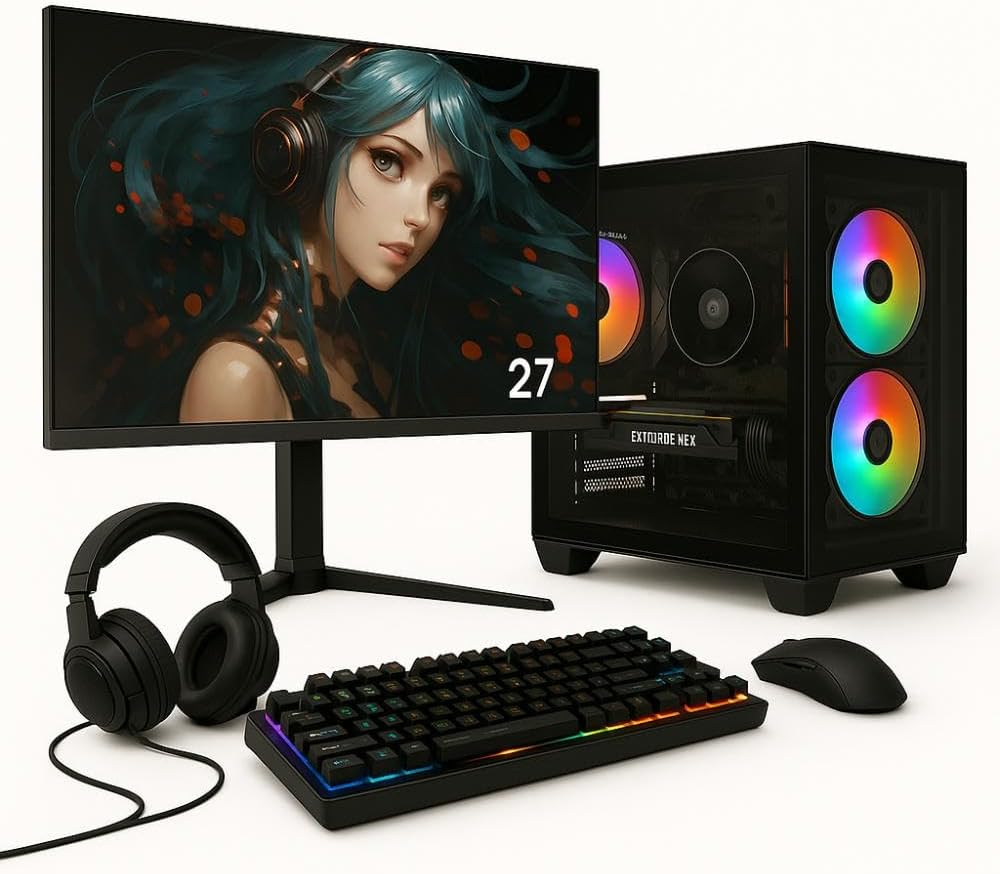 PC Gamer Completo Skill Intel Core i5 10400F, 16GB, Geforce RTX 3060 12GB, SSD 512GB M.2, 600W 80 Plus + Monitor 27” 100Hz – SK27013