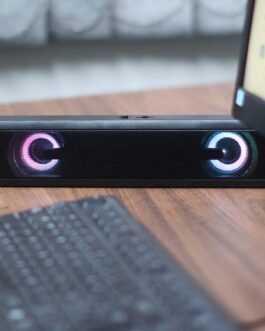 Caixa De Som Pc Computador Notebook Gamer Subwoofer Usb Led