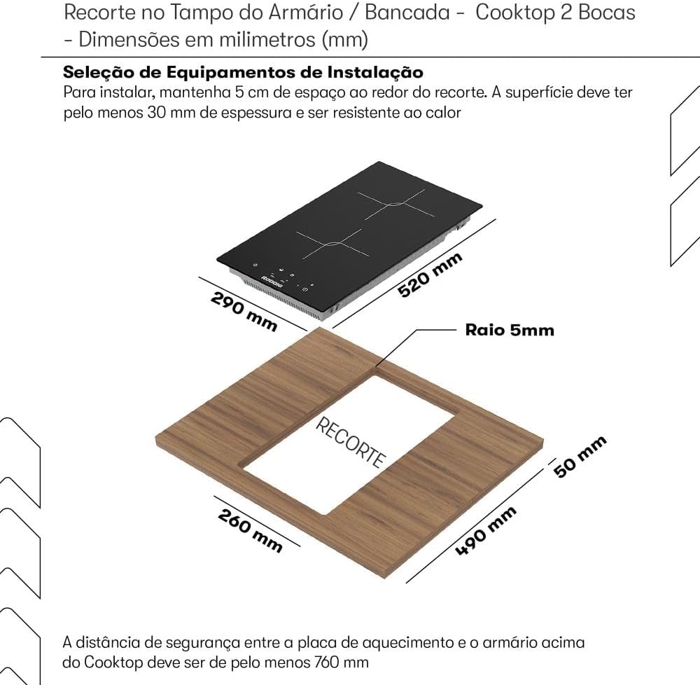 COOKTOP INDUCAO MIDI 2Q 220V - Imagem 9