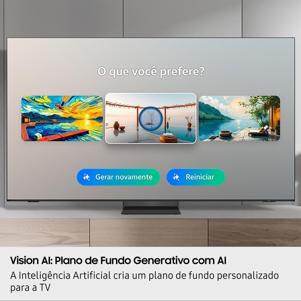 Samsung Vision AI TV 55" QLED Ultra 4K Q8F 2025, Pontos Quânticos, Processador com AI, Xbox Cloud Gaming - Imagem 6