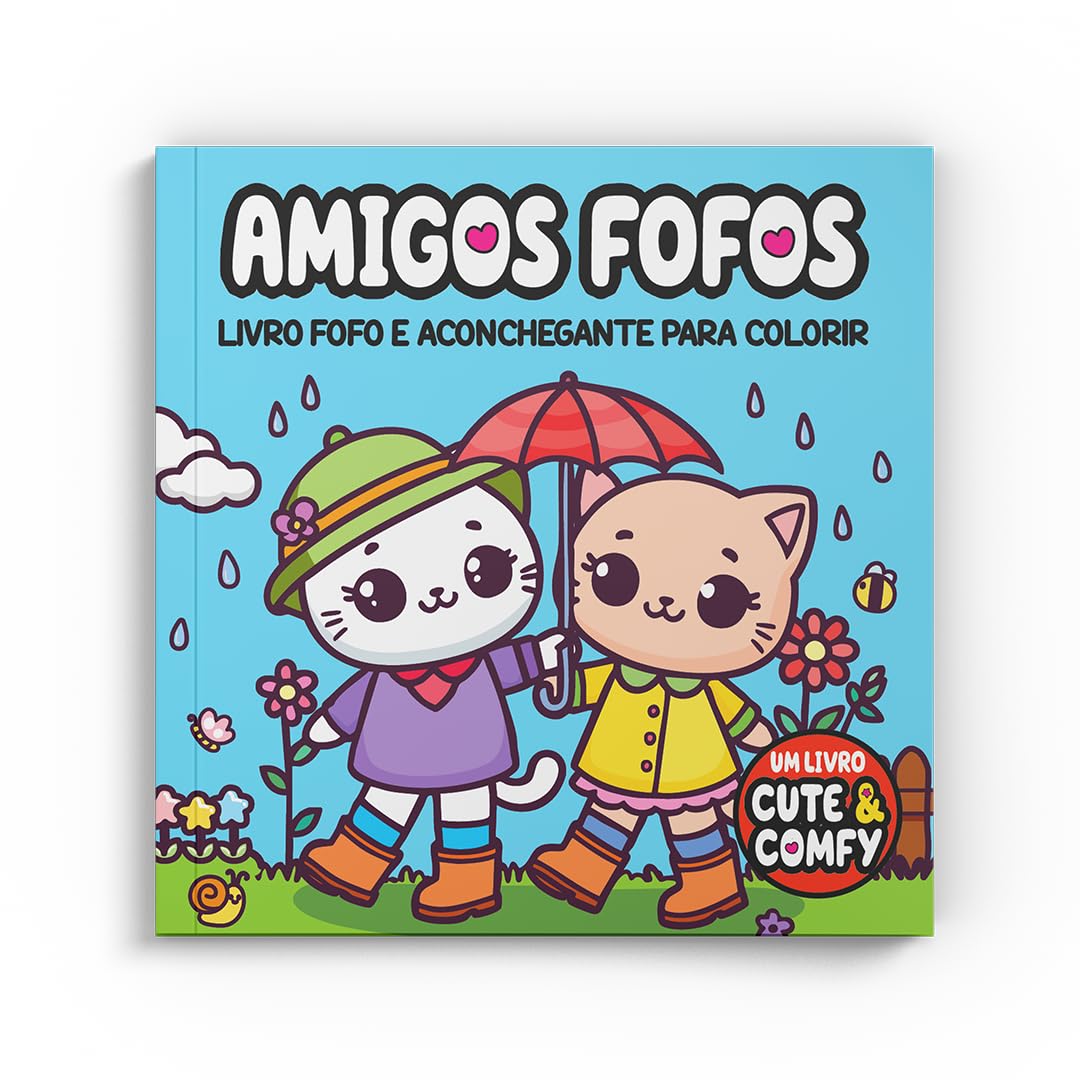 Coleção Cute & Comfy Colorir Fofo - Kit com 2 Livros de Colorir Adulto - Imagem 4