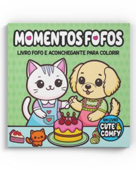 Coleção Cute & Comfy Colorir Fofo – Kit com 2 Livros de Colorir Adulto