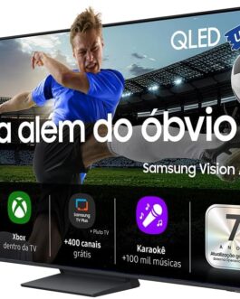 Samsung Vision AI TV 55″ QLED Ultra 4K Q8F 2025, Pontos Quânticos, Processador com AI, Xbox Cloud Gaming
