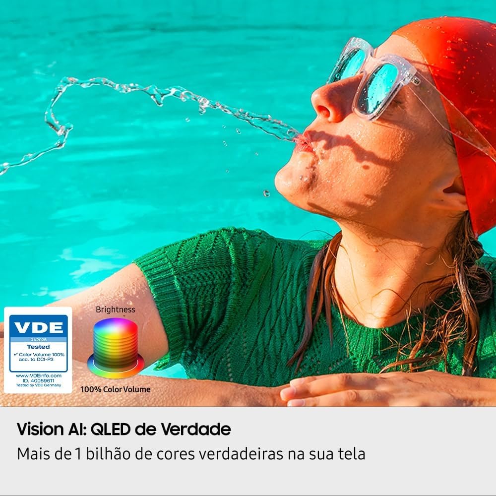 Samsung Vision AI TV 55" QLED Ultra 4K Q8F 2025, Pontos Quânticos, Processador com AI, Xbox Cloud Gaming - Imagem 3
