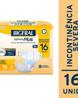 Fralda Bigfral Derma Plus Econômica G 16 Unidades