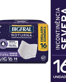 Roupa Íntima Bigfral Noturna G/XG 16 Unidades