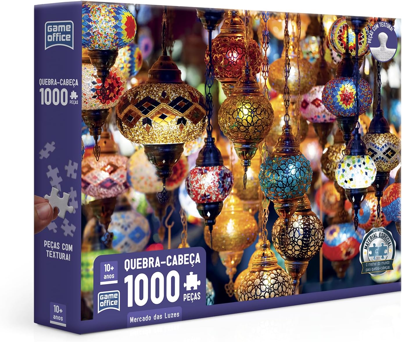 Toyster – Mercado das Luzes Quebra-Cabeça 1000 Peças -Game Office