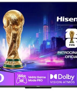 Hisense Smart TV UHD 4K QLED 75″ Polegadas 75Q7QG Google TV Modo Jogo Pro 144 Hz, AMD FreeSync Premium, Dolby Vision Atmos e Compatível com Alexa