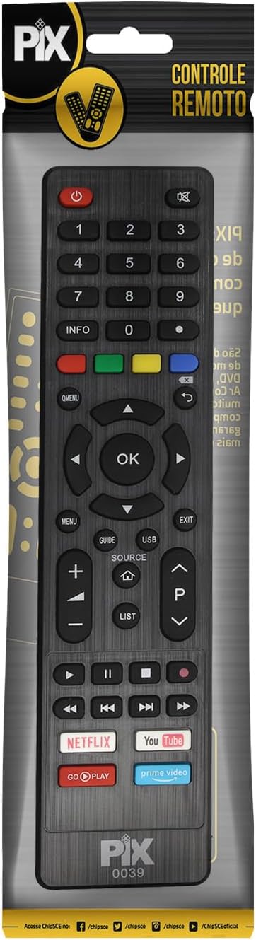 Controle Remoto Compatível Com Smart TV Philco - Imagem 3