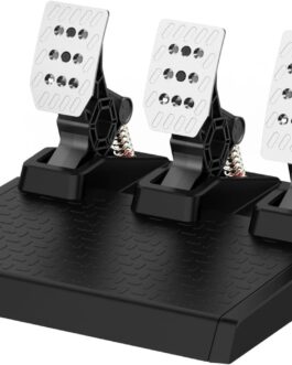 NBCP Racing Pedals,PC Gaming Steering Wheel Pedal Set | Swappable Springs,Adjustable, Durable,Compatible with PC Win11/Win10/Win7