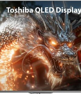 Smart TV QLED 65 4K Toshiba Google TV 4HDMI 2USB Wi-Fi