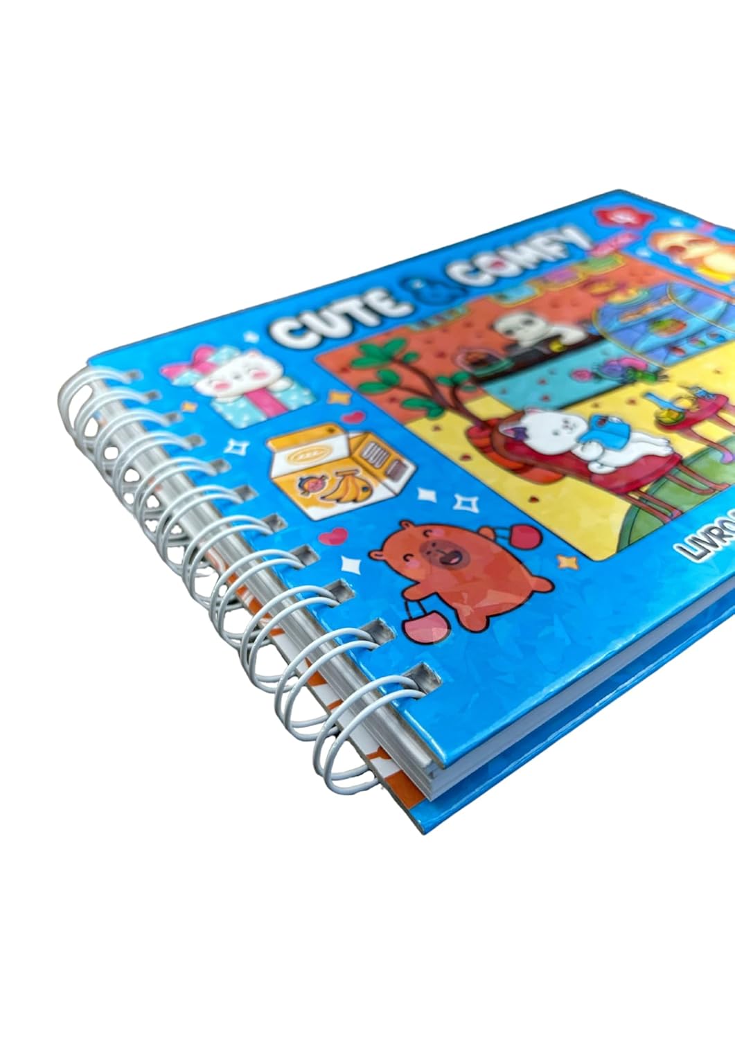 Cute & Comfy Super Extra - Livro de Colorir Adulto - Capa Dura Holográfica - Imagem 6