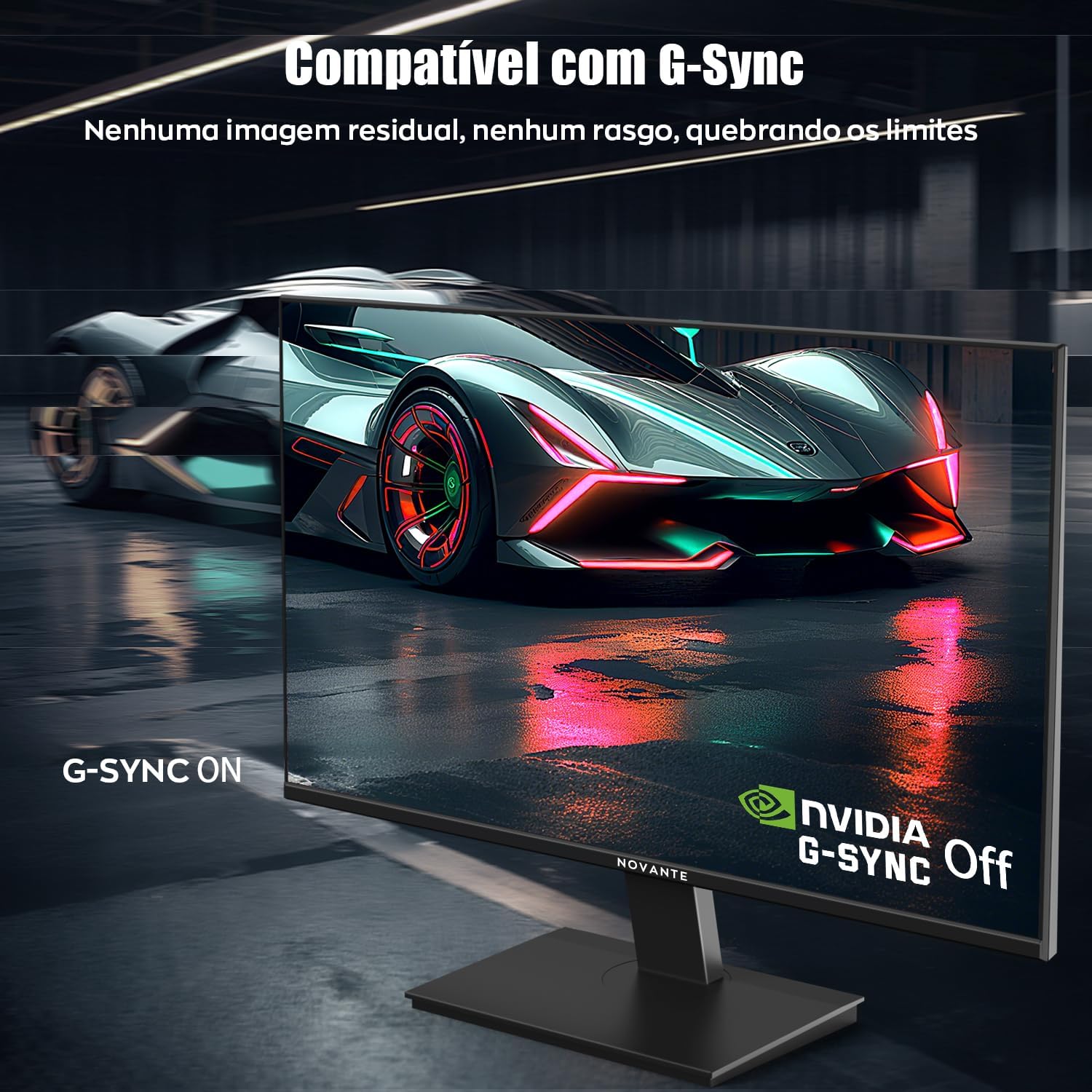 Monitor Gamer IPS 27 Polegadas, Full HD 1920x1080, 180Hz, HDR400, G-SYNC, Alto-falantes Embutidos, Entradas HDMI/DisplayPort/USB/3.5mm, Ângulo ajustável, Compatível com G-SYNC, Preto - Imagem 5