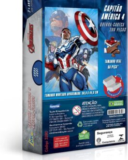 Toyster – Quebra-Cabeça: Capitão América – 200 Peças – Disney – JAK