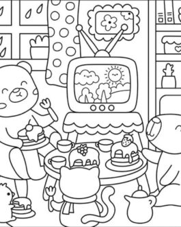 Cute Buddies – Para Colorir