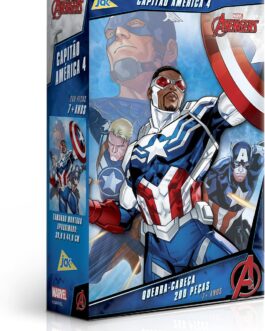 Toyster – Quebra-Cabeça: Capitão América – 200 Peças – Disney – JAK