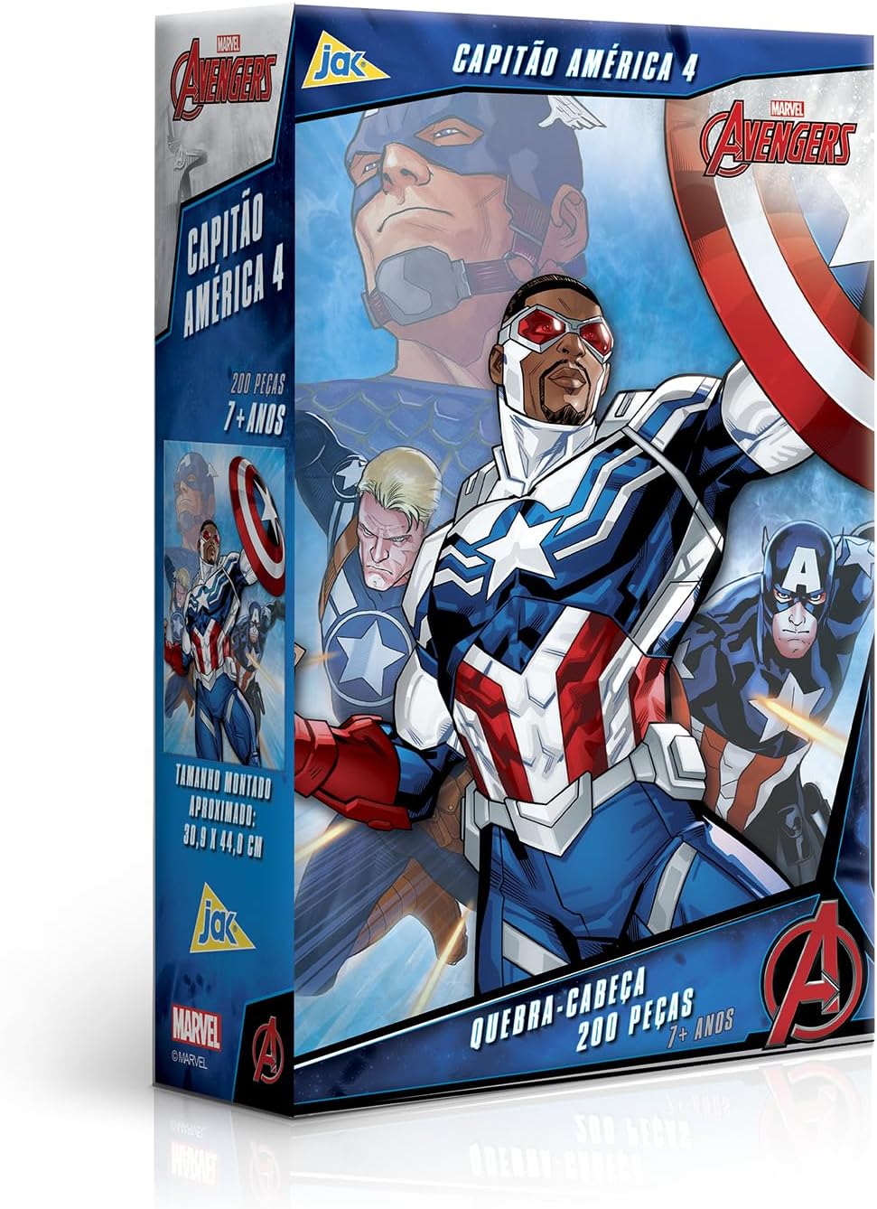 Toyster – Quebra-Cabeça: Capitão América – 200 Peças – Disney – JAK Toyster – Quebra-Cabeça: Capitão América – 200 Peças – Disney – JAK