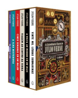 As extraordinárias viagens de Júlio Verne – Box com 6 livros