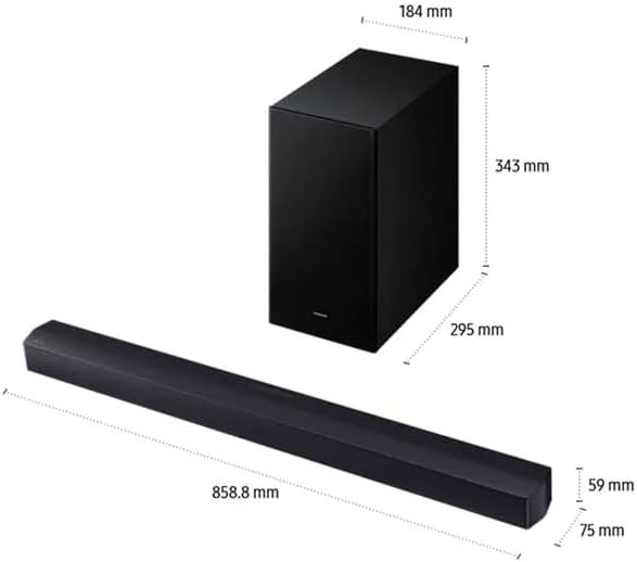 Samsung Combo Vision AI TV 43" QLED Ultra 4K QEF1 2025 + Soundbar Samsung HW-B450F - Imagem 8